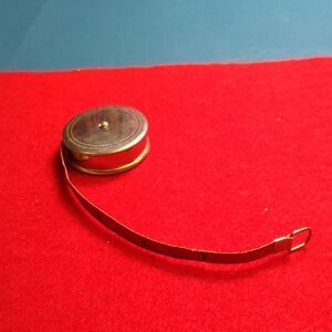 Vintage Metal Tape possible military? Push button spring rewind